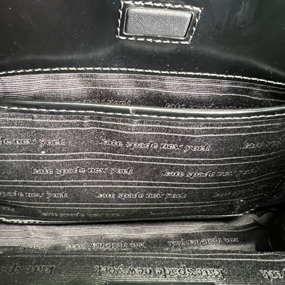 Kate Spade Sam Icon Intarsia Heart Faux Shearling Small Tote Pre-owned Excellent - Picture 12 of 12